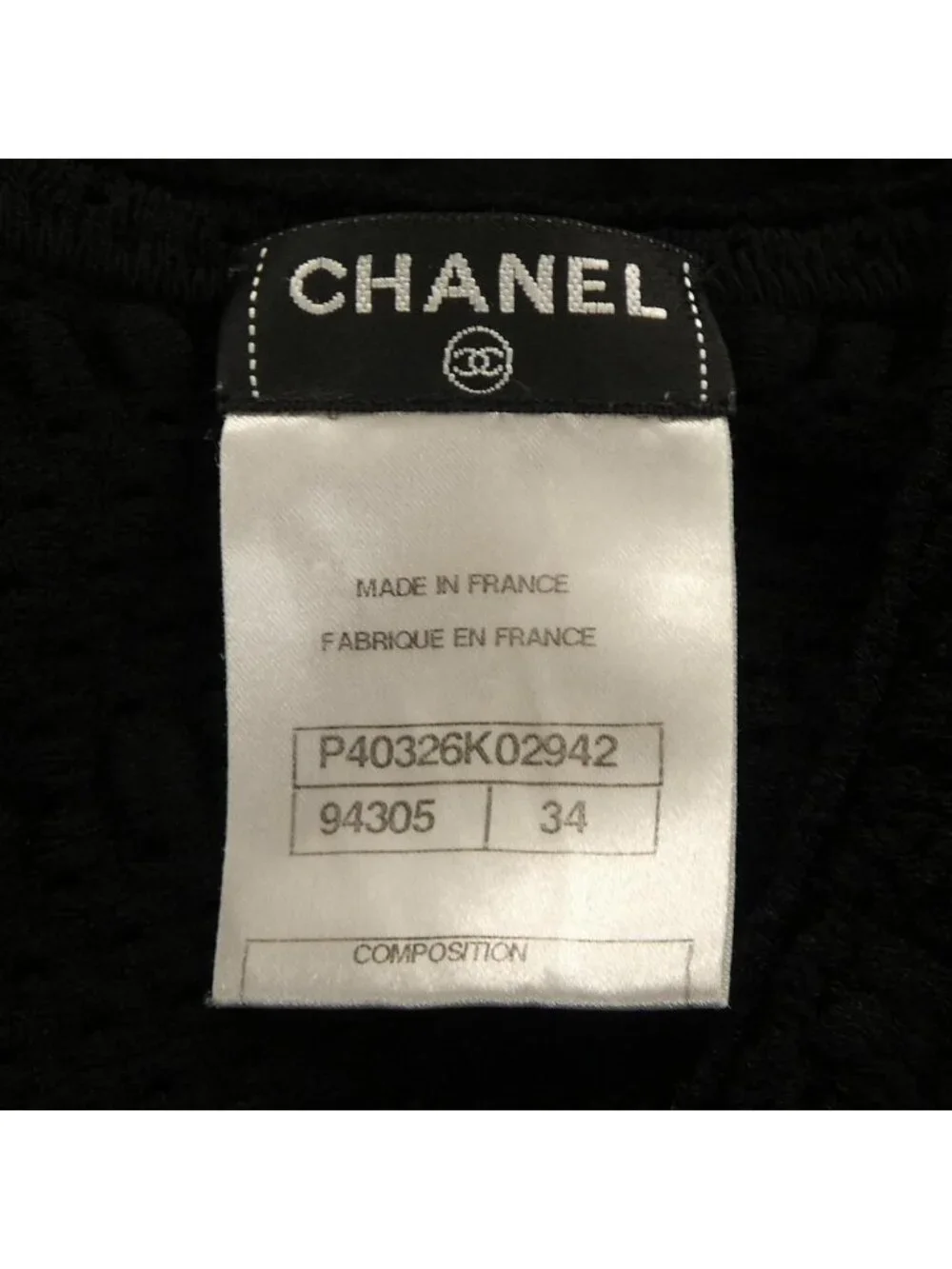 Chanel Dress Black